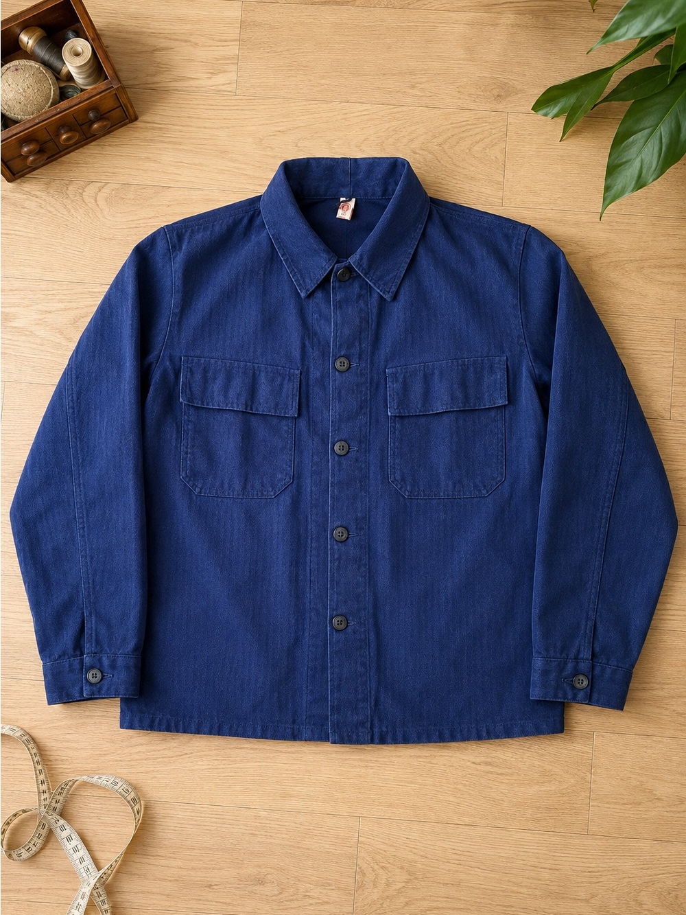 Vintage Eisenfest Indigo Herringbone
Chore Jacket